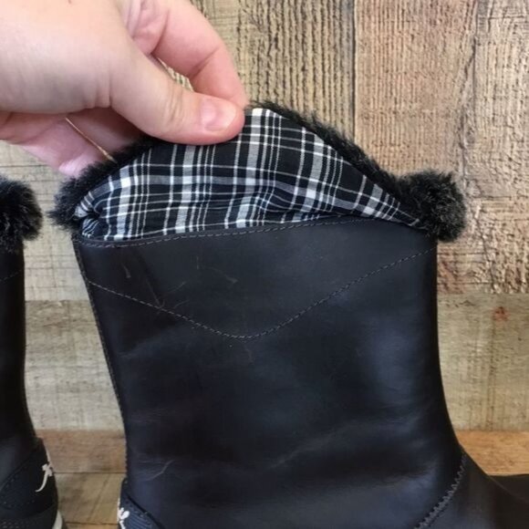 Chaco Black Borealis Mid Winter Bootis Womens 6.5 Hiking‎ Shoes Waterproof - Picture 8 of 14